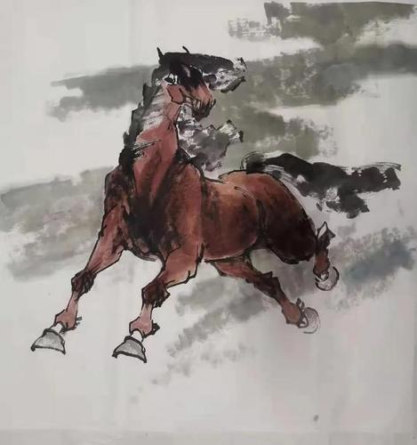 当代画马艺术研究院艺术委员,陶亚鹏画马作品欣赏
