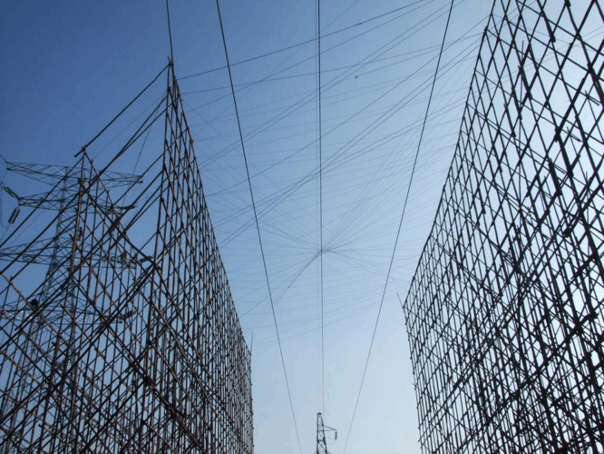 3双侧双排:多用于被跨越物为铁路,主干公路,高压线路,重要通讯线路等