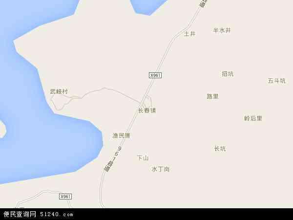 中国福建省宁德市霞浦县长春镇地图(卫星地图)