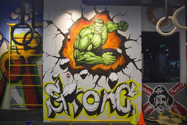 健身房锻炼手绘 (第1页)