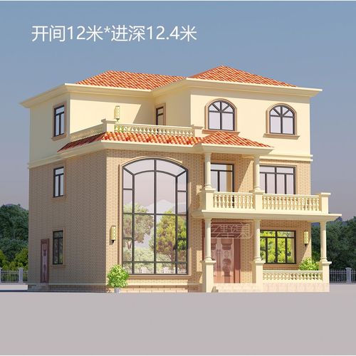 2020年新款房子三层,2020年新款房子两层 豪华欧式别墅设计图纸效果图全套三层农村自建盖房子