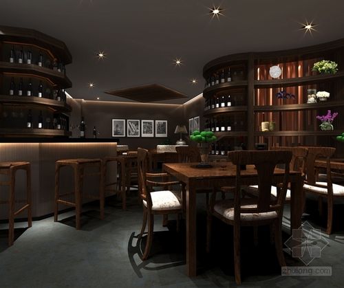 [福建]家居体验馆内部茶文化及情景区施工图(含效果图