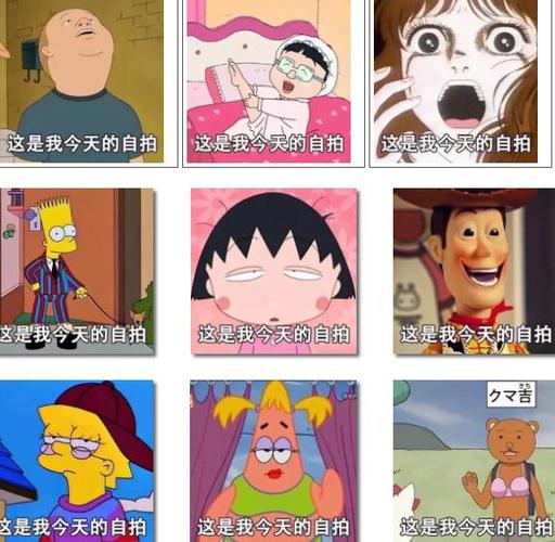 这是我的自拍卡通表情包!