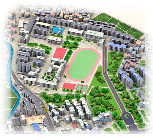 横江校区立体地图