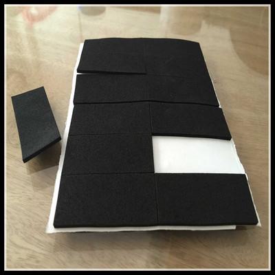 定制背胶泡棉 模切冲型加工泡棉自粘脚垫 双面背胶泡棉胶垫