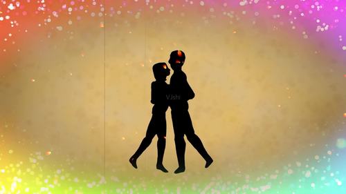 伤感情歌对唱悲秋配乐成品舞台背景