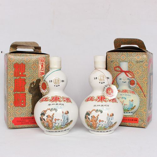 (陕西名酒)80年代 葫芦瓶 杜康2瓶