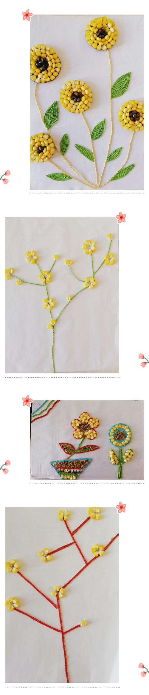 【贵德县残疾人托养中心】《有趣的谷物粘贴画》之玉米篇