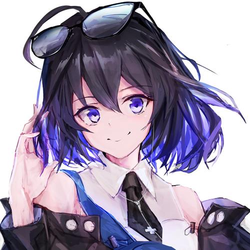 精选手绘日漫《崩坏学园》女主角希儿芙乐艾的高清无