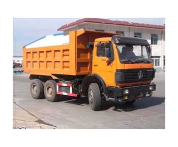 程力北方奔驰后双桥自卸车