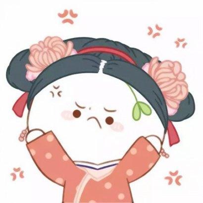 可爱搞笑微信卡通宫廷版情侣头像下载