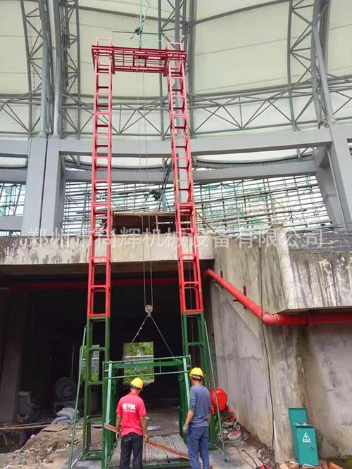 自升式龙门架升降机 楼房物料提升机 建筑高层上料升降机