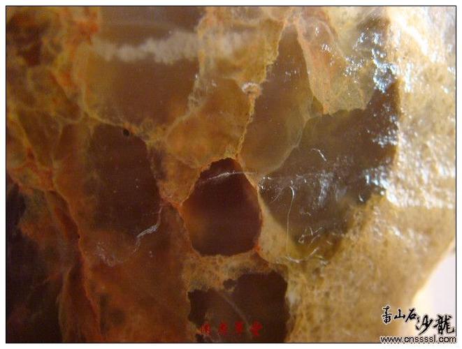 昌化石品种系列之蛇皮冻