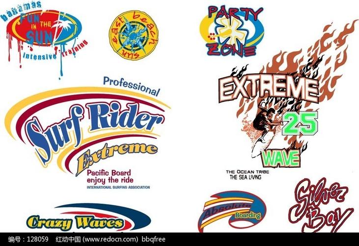 潮流服饰印花图案矢量模版