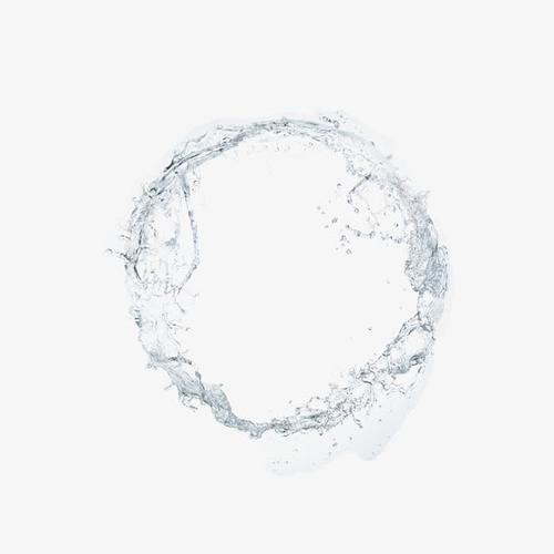 唯美水花花环免抠素材免费下载_觅元素51yuansu.com