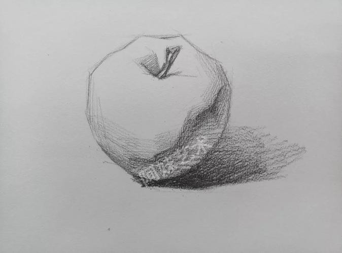 日绘社丨还记得红苹果的味道吗_素描绘画教程_零二七