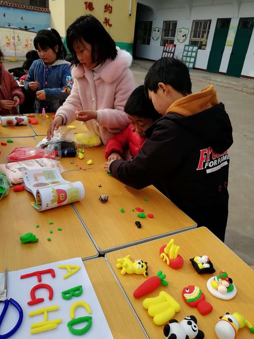 创意粘土社团活动掠影