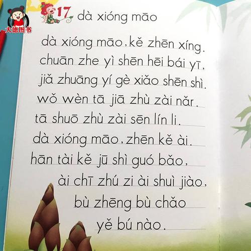 阅读学前班练习册汉字韵母认读拼读拼音