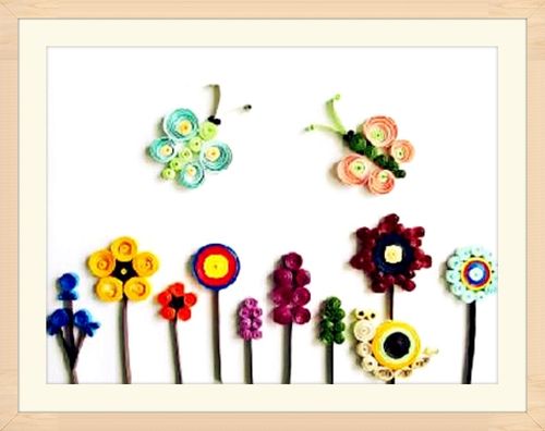 衍纸画套装线稿图底稿底图花a34初学者入门手工diy材料包学生成人