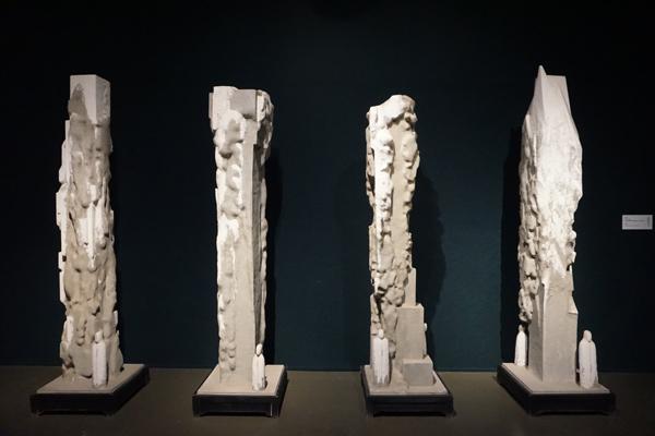 "行山"展览河北博物院启幕 当代雕塑作品形塑中国传统