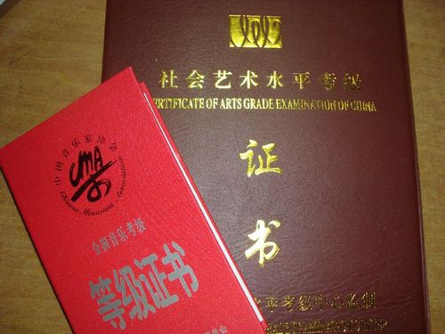 大正获得钢琴二级,绘画五级考级证书