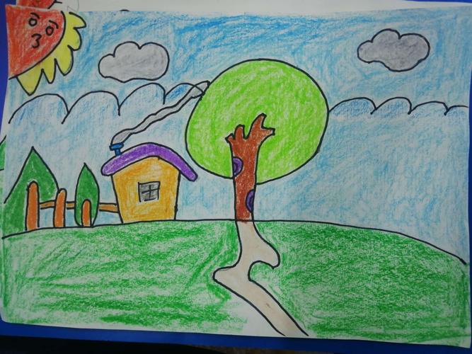 官厅中心幼儿园开展"家乡美"简笔画比赛