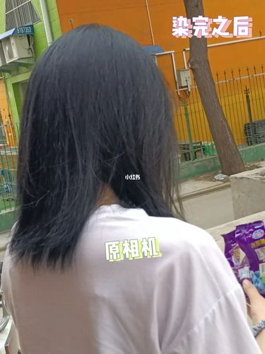 黑色头发 没漂 直染蓝黑色 发色78掉色_蓝黑色_发色