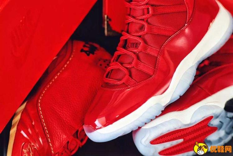 aj11winlike96大红配色开箱aj11公牛队配色开箱赏析