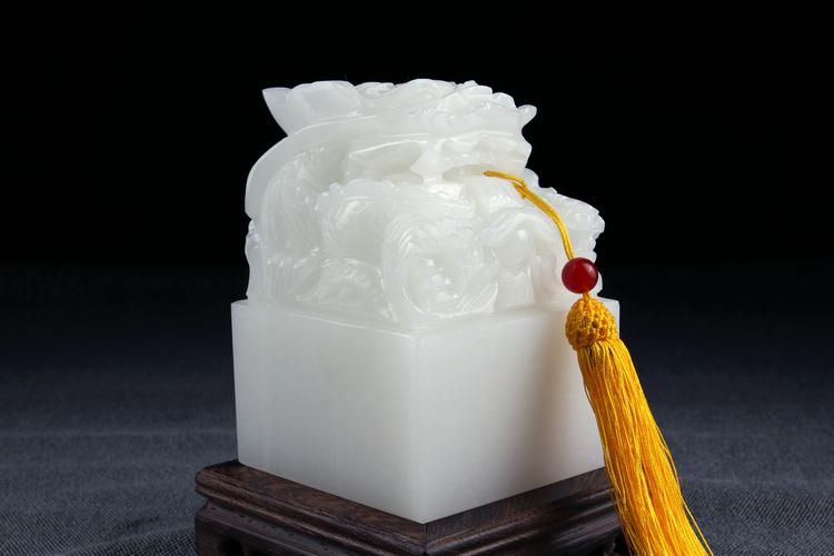 篆刻大玉玺印章阿富汗白玉盘龙石头礼品摆件姓名书法字画藏书印章