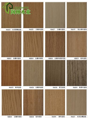 原木色涂装胡桃木免漆白uv面板灰色板材防火板橡木木饰背景墙木质