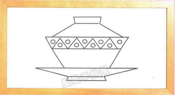 茶碗简笔画