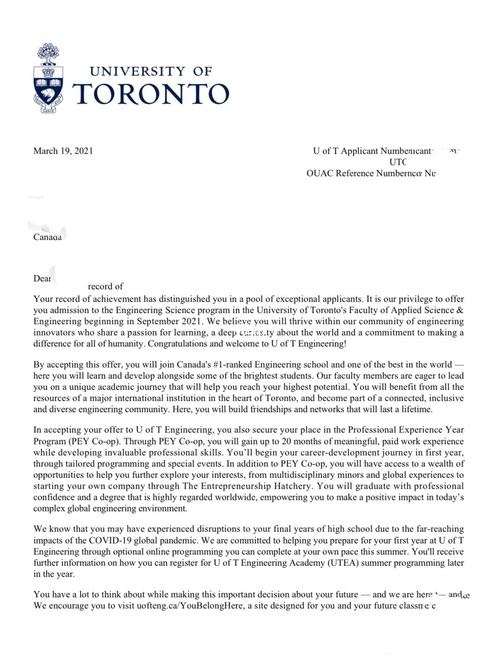 多伦多大学offer来袭!_多伦多_里士满怎么样_教育