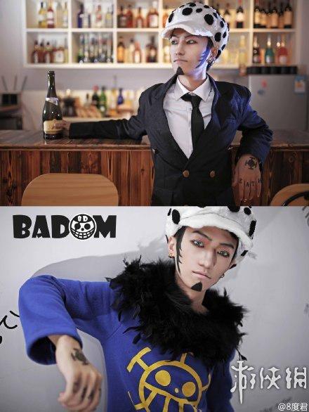 《海贼王》外科医生特拉法尔加·罗cos:妆容真精致