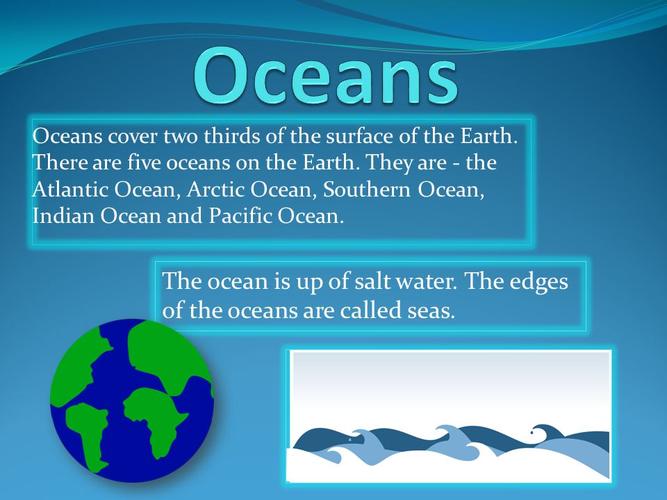 they are - the atlantic ocean, arctic ocean, southern ocean