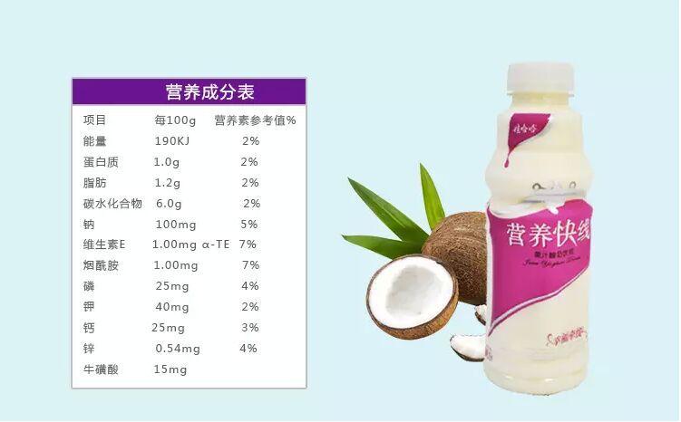 娃哈哈 含乳饮料 营养快线椰子味 500ml*15/箱