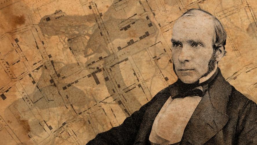 john snow在伦敦做过些什么?这是一道地图题