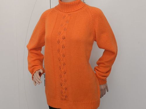 从下往上织女士插肩袖毛衣(六)_毛衣_兴趣爱好_手工