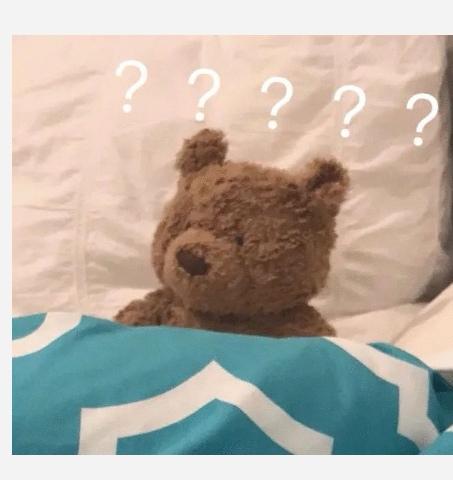 小熊问号表情包!求求原图