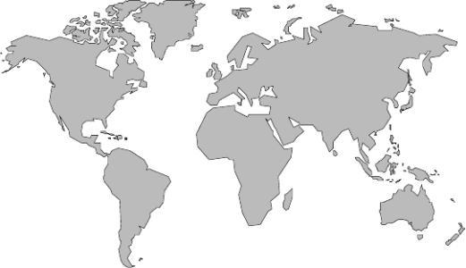 世界政区简图手抄报 世界之最手抄报