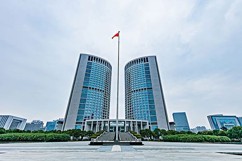 安徽省合肥市政府办公大楼建筑景观
