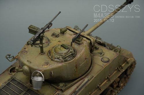 美军二战m4系类中型坦克 m4a3e8型