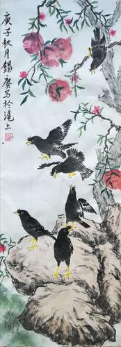 张锡赓,花鸟画