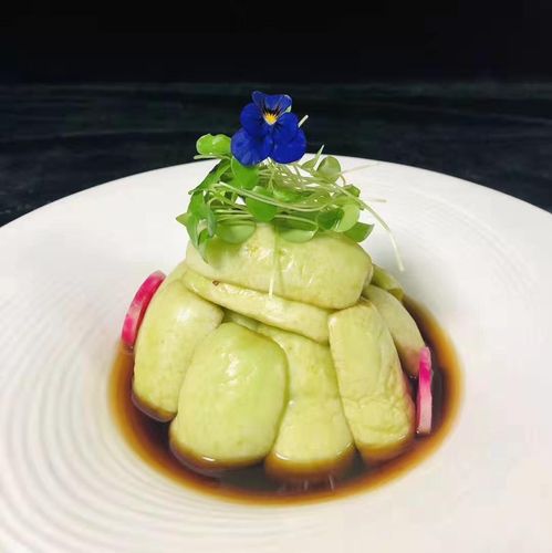 菜品名称:酱汁佛手瓜 口味菜的装盘及做法