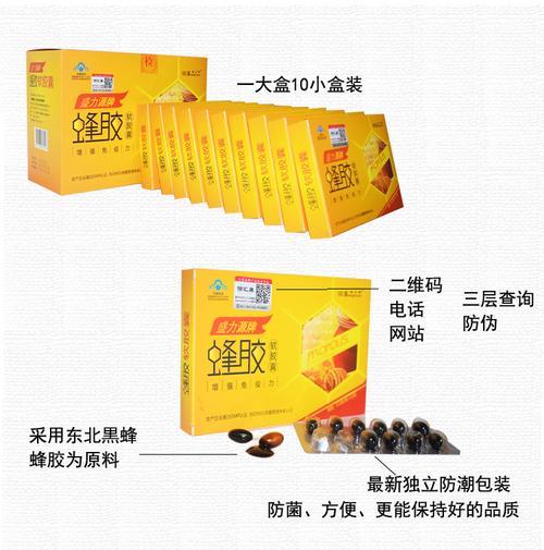 【供应】盛力源牌蜂胶软胶囊厂家直销 多少钱一盒