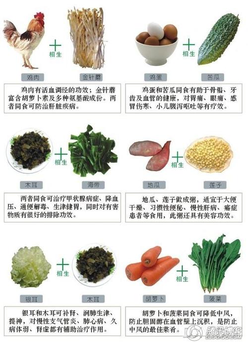 食物相生相克图表大全 - 鬼点子 - 鬼点子唯美绘画