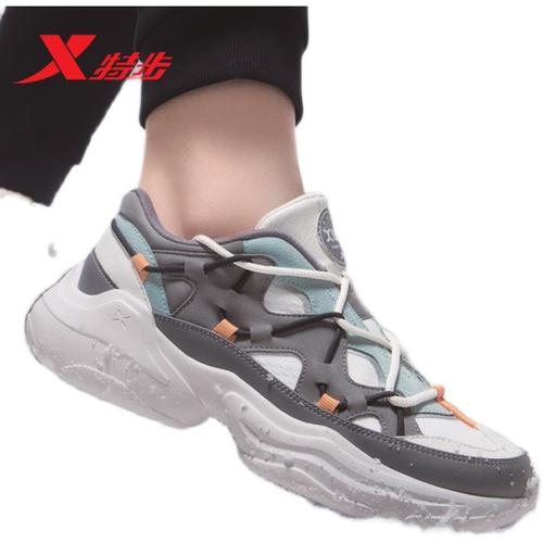 特步景甜同款老爹鞋女2020冬季新款时尚保暖运动鞋女980418520919