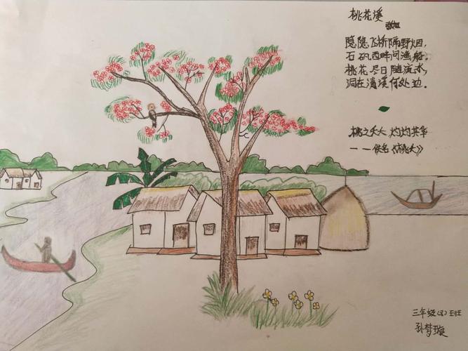 春意浓 ——学生古诗配画优秀作品