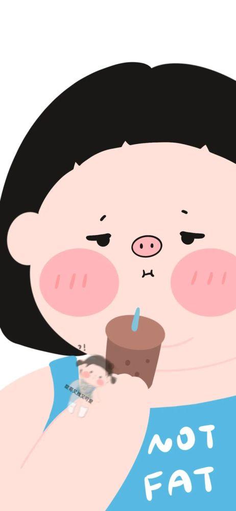 手机壁纸我不是胖妞
