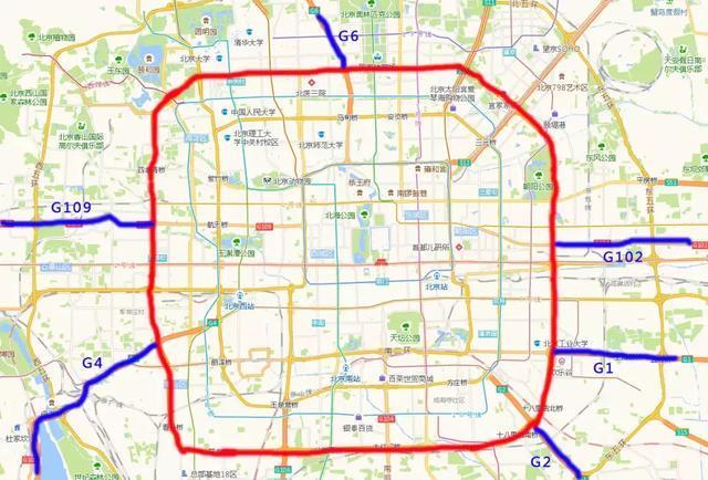 一文读懂大北京一二三四五六七环_四环