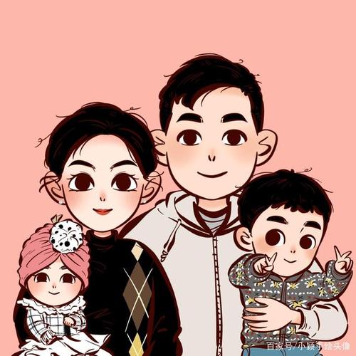 卡通动漫图片,单人,情侣,全家福头像,甜蜜幸福